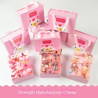 Épingle à cheveux arc-en-ciel de dessin animé 18 pièces/ensemble d'usine vente de coffret cadeau fait à la main pour filles enfants accessoires de cheveux pinces à cheveux fantaisie et mignonnes