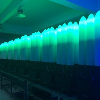 Escultura Cinética Móvil con Tubos LED RGB para Eventos de Entretenimiento, Experiencia para Visitantes de Museos, con Control DMX512