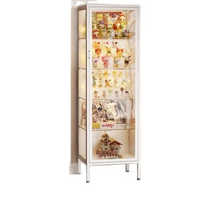 Vitrina de cristal para figuras, cajas sorpresa, bloques de construcción, transparente, Pop Mart, armario de juguetes para el hogar con estantes ajustables - Product Image 3