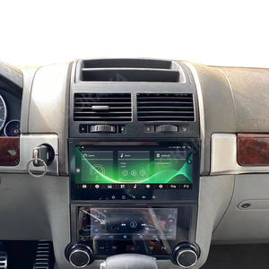 Autoradio da 8.8 Pollici per Volkswagen <span class=keywords><strong>Touareg</strong></span> 2003-2010 Lettore Multimediale per Auto CarPlay Navigazione GPS Stereo per Auto con Pannello AC - Product Image 1