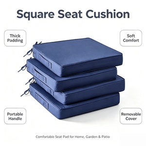<span class=keywords><strong>Coussin</strong></span> de sol carré portable, <span class=keywords><strong>coussin</strong></span> de chaise rembourré épais avec housse amovible à fermeture éclair, <span class=keywords><strong>coussin</strong></span> confortable <span class=keywords><strong>pour</strong></span> une utilisation en intérieur et en extérieur - Product Image 1