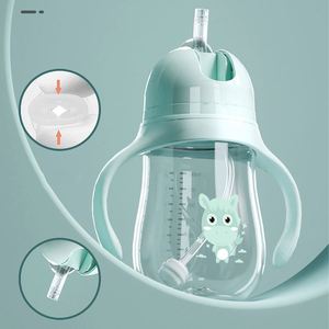 Biberon d'alimentation pour bébé 3-en-1 anti-étouffement, motif animal de dessin animé, en PP de qualité alimentaire, vente en gros - Product Image 6