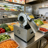 Machine à découper les pommes de terre automatique commerciale 1500W 220V Moteur haute vitesse pour la production de chips