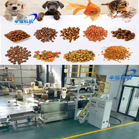 Machine de fabrication de granulés d'aliments pour poissons flottants avec traitement par extrusion