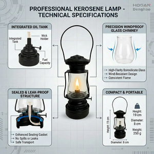 <span class=keywords><strong>Lampe</strong></span> à pétrole portable vintage 2-en-1 pour extérieur, interrupteur rotatif, alliage de zinc, éclairage d'ambiance, lanterne rétro pour camping et tente - Product Image 3
