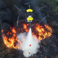 Drone de lutte contre les incendies à haute pression en plastique avec pompe à eau, prêt à voler, 4100 PSI, pour usage domestique et lavage de voitures