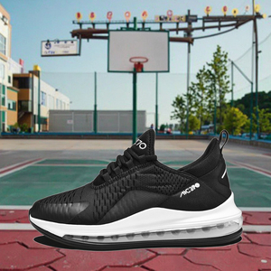 Zapatillas de Baloncesto de Corte Bajo para Hombre, con Diseño de Amortiguación de Aire, Cómodas para Todo el Año, Suela de Goma Antideslizante y Transpirable - Product Image 4
