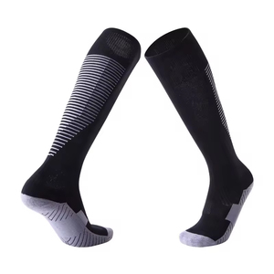 Calcetines de Hombre hasta la Rodilla de Alta Calidad, Personalizados para Otoño, Calcetines Deportivos Tejidos con Logotipo en el Puño para Fútbol, Béisbol y Fútbol Americano - Product Image 5