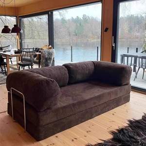 Canapé-lit modulaire extensible en forme de L à compression sous vide pour salon, appartement, hôtel, pliable, double usage, petite taille, amovible - Product Image 5