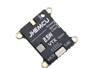 Jhemcu 2.5W vtx 5.8G เครื่องส่งสัญญาณ FPV แบบปรับได้40CH ไมโครโฟนในตัวระบายความร้อนได้2-6S เครื่องบิน RC 30X30mm ระยะไกล - Product Image 2
