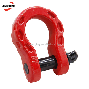 Récepteur d'<span class=keywords><strong>attelage</strong></span> 4.75T en plastique alliage d'acier forgé 3/4 goupille à vis 38 mm D anneau manille de remorquage pour camion Jeep - Product Image 3