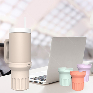 Private Label Tumbler Cup Cover Wear Resistant Cup Holder Pouch Anti slip Bottom Cover Protect From <b>Sliding</b> - Product Image 1