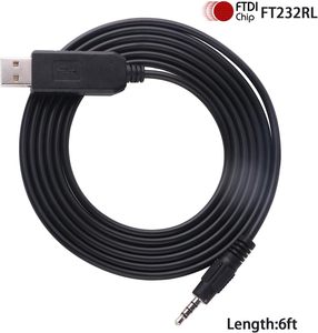 Conector de Audio USB UART TTL 3v3 a 3,5mm AJ TRRS de 6 pies para Yaesu FT VX <span class=keywords><strong>FTH</strong></span> (AJ de 1 a 2 pulgadas) - Product Image 3