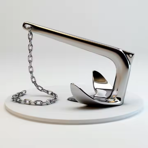 Ancora Bruce LARIN da 10 kg (22 LB) in Acciaio Inossidabile 316 304 Lucidato a Specchio per Imbarcazioni Marine Disponibile in Vendita - Product Image 3