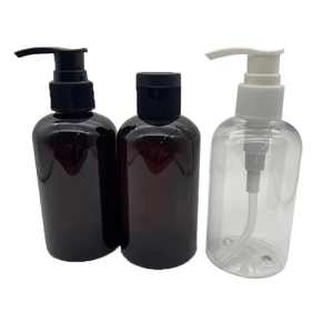 Best selling durable using 250ml 8oz thick wall plastic cosmetic PCR PET pump bottles