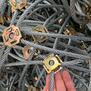 Anti-UAV <b>Net</b> Rope Knotted Safety <b>Net</b> with Welding & Bending Services Metal <b>Mesh</b> Protection Galvanized Steel Wire - Product Image 3