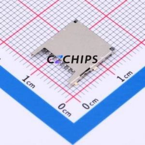 TF-129-ARP8 SD Card / Memory Card Connector SMD Connector Plug-In Type MicroSD Card (TF Card) Card Holder 1.2mm - Product Image 1