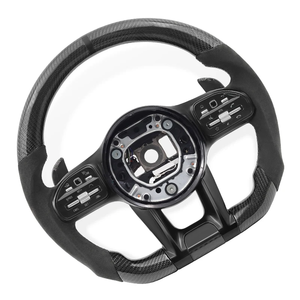Volant en fibre de carbone pour Mercedes Benz <span class=keywords><strong>AMG</strong></span> B C E S Classe W166 W177 W205 W213 W212 W218 W222 C63 E63 G63 Accessoires de voiture - Product Image 2
