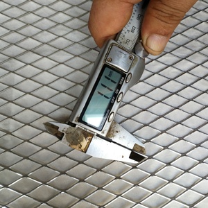 Galvanized Diamond Expanded Metal Lath 27''x96'' <b>Ceiling</b> Tile Anti-Corrosion Building Material for Office Use - Product Image 5