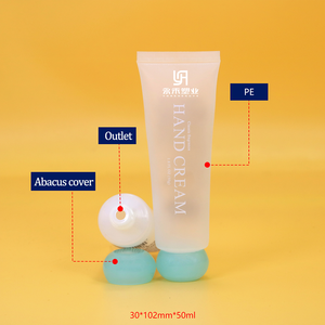 Tubos de plástico cosméticos vacíos personalizables con cubierta de ábaco Crema de manos que ofrece servicios OEM/ODM y opciones de etiqueta privada - Product Image 5