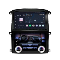 Radio de Coche Android de Doble Pantalla RoadNavi para Toyota Land Cruiser LC100 2003-2007 Lexus LX470 Reproductor de DVD GPS Carplay para Coche