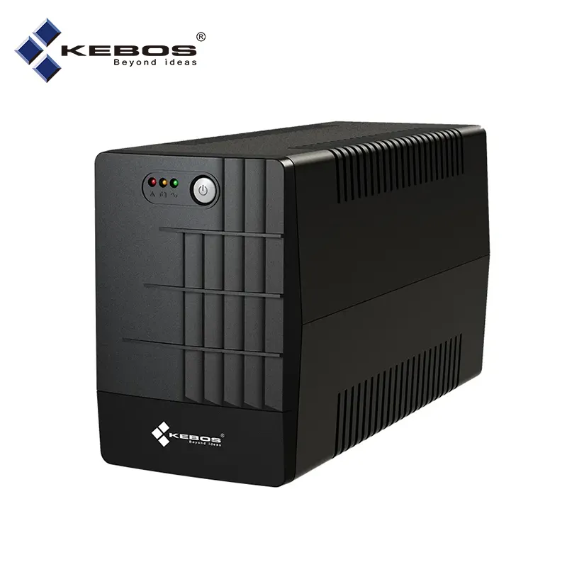 Kebos PG 800 대용량 무정전 전원 공급 장치 소스 마이크로 프로세서 라인 단상 대화 형 UPS