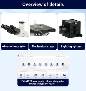 Jumelles polarisantes portables Yubo 4XC-W 500x pour analyse métallurgique, garantie 1 an, personnalisables ODM/OEM - Product Image 4