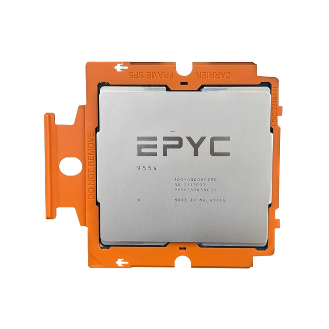 DZXT Latest Processor 48 Cores 96 Threads Zen4 CPU For AI Server Hot Sell EPYC 9454P 100-000000873 Enterprise Grade