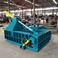 Presse à balles automatique personnalisée pour tôles métalliques, ferraille et canettes en aluminium, modèle Bohan BH-200 44kW, haute performance de recyclage