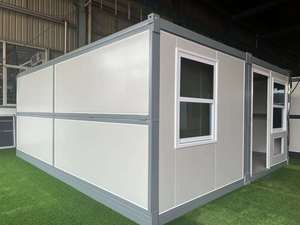 MAISON CONTENEUR PLIABLE DE QUALITÉ SUPÉRIEURE, CONCEPTION POUR ÉCONOMISER DE L'ESPACE, POUR CHANTIER DE CONSTRUCTION, ACCOMMODATION DES TRAVAILLEURS, PROJET OUTRE-SEA - Product Image 2