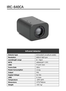 Caddxfpv <span class=keywords><strong>Camera</strong></span> nhiệt độ phân giải cao IRC 384/640ca <span class=keywords><strong>Analog</strong></span> hình ảnh tín hiệu cho RC Racing UAV bộ phận - Product Image 6