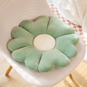 Bán buôn hoa hướng dương daisy hoa sang trọng nhồi bông đệm thoải mái sofa ném gối dệt kỹ thuật trang trí nội thất sàn <span class=keywords><strong>couch</strong></span> - Product Image 2