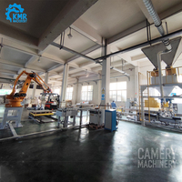 Ligne de palettisation et d'empilage automatique industrielle pour robots de 25 kg, 50 kg, 75 kg, pour canettes, sacs en papier, sacs de riz, en acier inoxydable