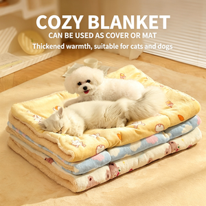 Four Seasons Universal Pet Blanket Cat Blanket Cat <b>Nest</b> Dog <b>Nest</b> Blanket Sleeping Mat Cat Mat Cat Mat Cross-Border Wholesale - Product Image 2