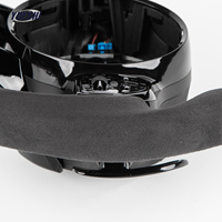 Volant personnalisé en suède noir et fibre de carbone pour Mercedes-Benz Classe C, Classe E, Classe S, GLC, GLE, GLS, prêt à l'emploi