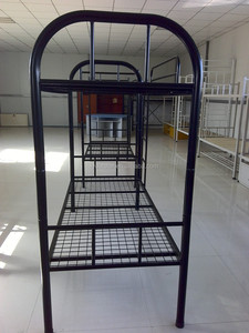 Cama doble moderna, litera de acero metálico para refugiados con diseño de arriba hacia abajo para almacén, Hotel, escuela, apartamento, muebles de granja - Product Image 6