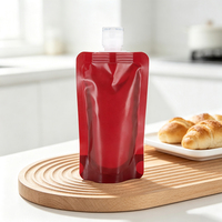 Sachet Doypack à bec verseur VMPET haute barrière, avec bouchon à clapet, sans BPA, pour emballage alimentaire liquide, impression personnalisée, OEM, direct usine