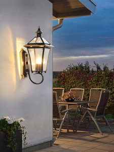 Lámpara de pared LED moderna de alta calidad, fábrica al por mayor para jardín, calle, exterior, iluminación de cobre, luces de paisaje con energía Solar - Product Image 4