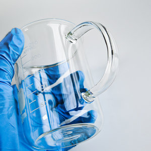 Vidraria de Laboratório Químico 50ml 100ml 250ml 1000ml Copos de Borosilicato com Alça Alta Resistência a Temperatura Transparente - Product Image 6