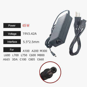 45W 50W 60W 65W Máy Tính Xách Tay Sạc 19v3.42a Power <span class=keywords><strong>Adapter</strong></span> Dây Cho Toshiba A100 A200 <span class=keywords><strong>M300</strong></span> L600 C805 3DA Máy Tính Xách Tay Sạc - Product Image 2