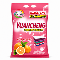 Sac d'emballage personnalisé pour lessive Yuancheng, imprimé en couleur, avec poignée en plastique, fournisseur en gros OEM ODM