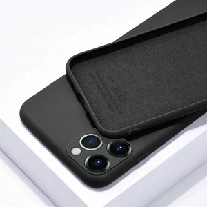 Étui en Silicone IVANHOE pour iPhone 6 6S 7 8 Plus <span class=keywords><strong>X</strong></span> XS Max XR 11 <span class=keywords><strong>Pro</strong></span> Max coque de téléphone liquide TPU souple pour iPhone XS Max - Product Image 2