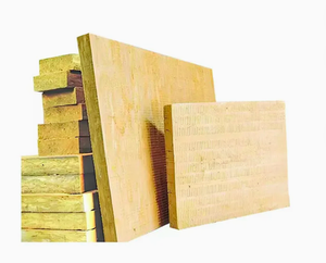 HEJ Industrial Bandes de laine de roche hydrophobe ininflammable pour isolation des cavités murales, pré-coupées 150 mm, pour chambre et extérieur, écoénergétiques - Product Image 1