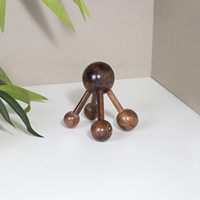 Tissu profond d'acupression de relaxation de masseur en bois