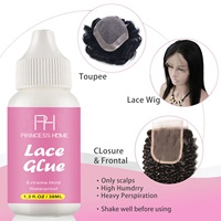 Kit adhésif et dissolvant de perruque de colle de dentelle imperméable de marque de distributeur forte pour la perruque de femmes africaines