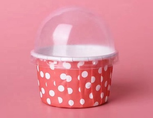 Moldes para hornear con borde enrollado impermeables de la marca <span class=keywords><strong>KaIKe</strong></span>, directos de fábrica, grandes, medianos y pequeños, recubiertos de almidón, de pulpa química-mecánica para muffins - Product Image 3