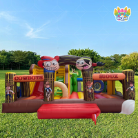 Château Gonflable Toboggan Voiture Flamme Rouge Cool pour Enfant - Modèle Safari