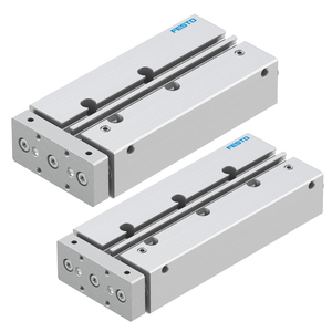 Cilindro de Varilla Guiada Serie DFM de FESTO, Cilindro Neumático Guiado Original GF KF, Tipo de Rodamiento de Bolas y Rodamiento Liso - Product Image 1