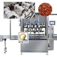 Machine de remplissage automatique MTW pour pâtes épaisses, liquides alimentaires et beurre de cacahuète, avec pompe à lobes rotative