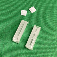 Micro-Cuvette à Quartz transparente 1ml, Cuvette de cellules à flux de Quartz avec couvercle pour spectropotomètre Visible UV